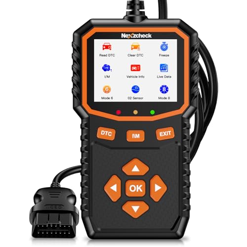 OBD2 Diagnosegerät OBD Auto Adapter: EOBD Auto Diagnose mit Vollständigen OBD-II Funktionen Motor Fehlerauslesegerät für BMW VW Mercedes Audi KFZ Diagnosegerät Deutsch für Alle OBD2 Scanner Fahrzeuge