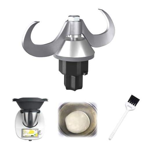 Messer für Vorwerk Thermomix TM5,TM6,TM7, Ersatzteile für Thermomix Messer, Mixmesser Ersatz Zubehör passend für Thermomix TM7,TM6,TM5, schnelle Reinigung, Messer Ersatz Zubehör