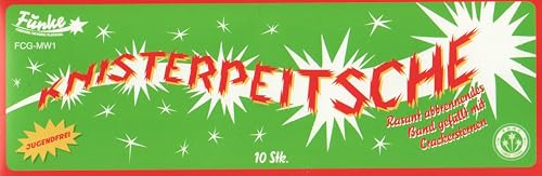 Funke Knisterpeitsche Magic Whip | F1 Jugendfeuerwerk ab 12 Jahren | Crackling Knisterband für ganzjährige Party & Silvester Knatter Peitschen Knetterlint Cracklingpeitschen - frei von Plastik (1)