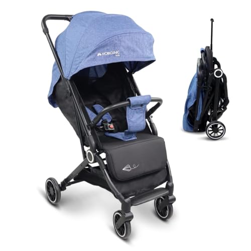 Mobiclinic® kids, Kinderwagen, Ultra-kompakt, Trip, 5-punkt-gurt, Lenker, Korb, Europäische marke, 0-36 monate, Voll verstellbar, Einzelgriff, Klappbare haube, Feststellbare bremsen, 360º räder