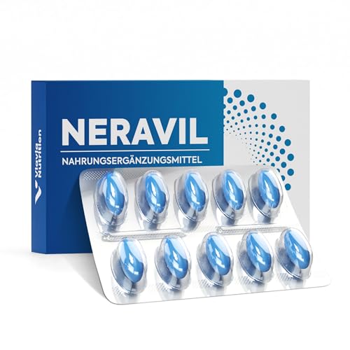 NERAVIL Hochdosierte Formel für aktive Männer - Natürlicher Performance Booster für Energie & Ausdauer - Extra stark mit Ginseng, Arginin, Citrullin