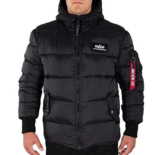 Alpha Industries Hooded Puffer Alpha FD Winterjacke für Damen Black
