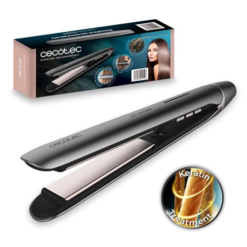 Cecotec Haarglätter mit Keratin- und Arganölbeschichtung RitualCare 880 Hidraprotect, Turmalin, Ionenfunktion, Einstellbare Temperatur 160-220 ºC, MultiStyle, Pro Ionizer, Schwebende 3D Platten