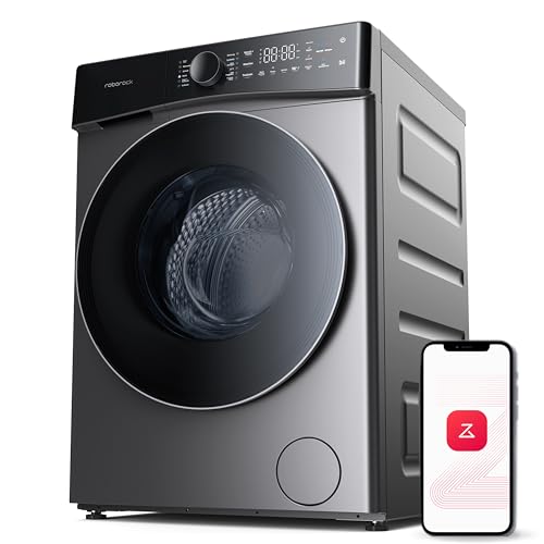 roborock Zeo Lite Waschtrockner mit der Zeo-cycle Trocknungstechnologie, 10 kg Waschen, 6 kg Trocknen, 27 Waschprogramme mit APP-Steuerung, LintClear Selbstreinigungssystem, Automatische Dosierung