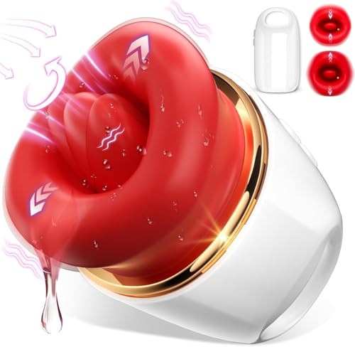 Sauger Vibrator Sex Spielzeug für die Frau, Vibration für Frauen Klitoris mit 10 Zungelecken&Vibrationsmodi 3 in 1 Vibratorensets für Frauen Klitoris Stimulator multifunktional Sex Toy für Paare Soft