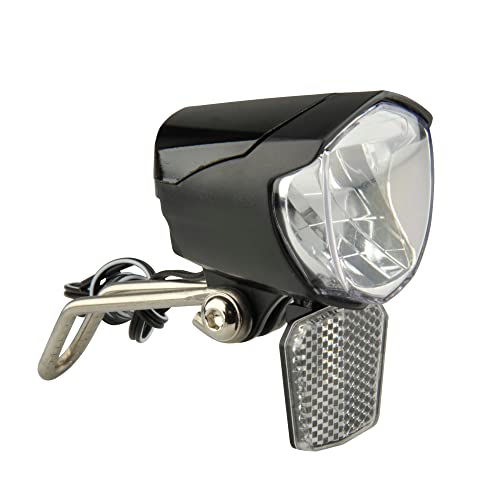 Fischer Fahrrad Dynamo LED-Frontlicht 70 Lux, mit Lichtautomatik und Standlicht, StVZO-zugelassen