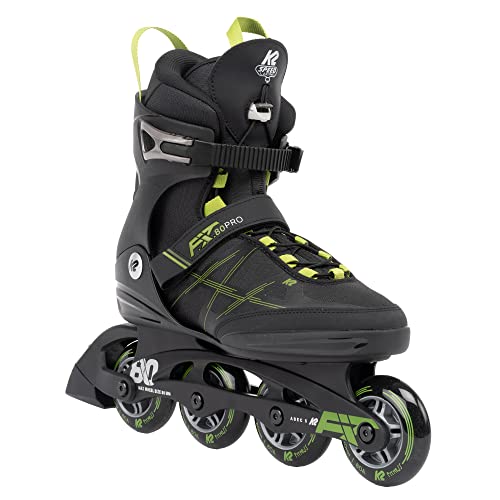 K2 Skates Herren Inline Skates F.I.T. 80 PRO, Black - Olive, 30G0211.1.1.105