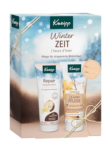Kneipp Geschenkset Winterzeit - Pflege für strapazierte Winterhaut - 2 x 200 ml