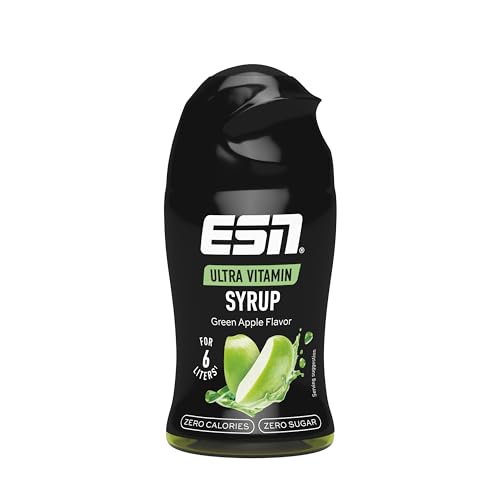 ESN Ultra Vitamin Syrup, 65ml - Green Apple, mit Vitaminen für 6 Liter Fertiggetränk