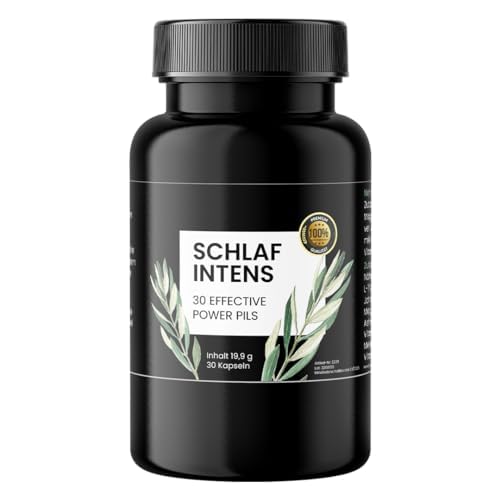 Schlaf intens Premium Kapsel- Endlich besser Schlafen - Einschlafhilfe bei Schlafstörungen für besseren Schlaf und Schlafproblemen