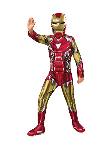 Rubie's Offizielles Kostüm Iron Man, Avengers Endgame, klassisch, Kindergröße M, 5-7 Jahre, Körpergröße 132 cm Karneval