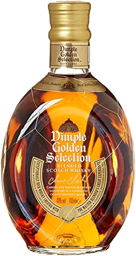 Dimple Golden Selection Blended Scotch Whisky, aus Schottland, Geschenkidee zu Weihnachten, 40%vol, 700ml Einzelflasche