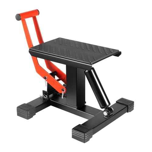 Motorradheber Hydraulisch 400kg Motorrad Hebebühne Motorrad Heber Universal - Höhenverstellbar von 250 bis 350 mm für Reparaturen in Garage und Außenbereich