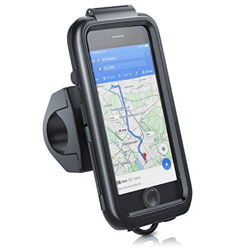 CSL - Fahrradhalterung kompatibel mit Apple iPhone 6 6s 7 8 SE 2nd 3rd Gen Fahrradtasche spritzwasserdicht Handy Smartphone Halterung - Bike Navigation - Touchscreen Unterstützung - wasserdicht