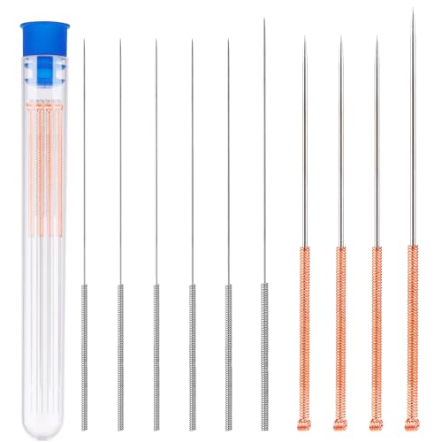 3D Drucker Düsenreinigungsnadeln, 3D Drucker Düsen Reinigungsset 3D-Drucker Zubehör 10 Stück Düsenreinigungsnadel aus Edelstahl 0.15/0.2/0.25/0.3/0.35/0.4/0.5/0.6/0.8/1.0mm Düsen Reinigungs Nadel