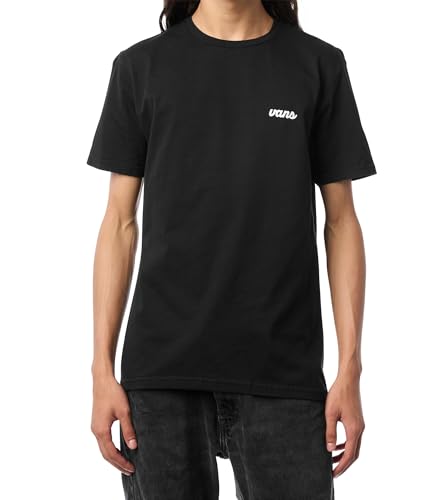 Vans Herren Scripted Ss Tee T-Shirt, schwarz/weiß, L