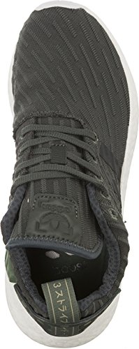 Adidas NMD R2 W 261, Unisex-Erwachsene Sneaker, Mehrfarbig (Utiivy/Footwear White/Transulent Green Ba7261), 37 1/3 EU