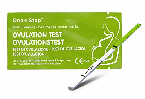 50 x One Step Green Line Ovulationstest mit optimaler Sensitivität - Fruchtbarkeitstest für Frauen - Ovulationstests für Eisprung