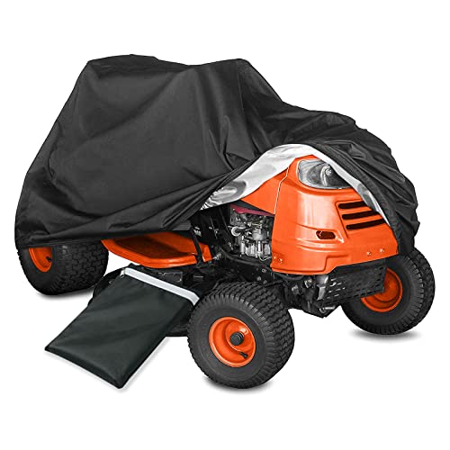 Rasenmäher-Abdeckung, 183 x 137 x 117 cm, Outdoor-Garten, Rasentraktor, Anti-UV-Schutz, langlebig, 210D, staubdicht, Aufsitz-Gartentraktor für alle Jahreszeiten/Wetter