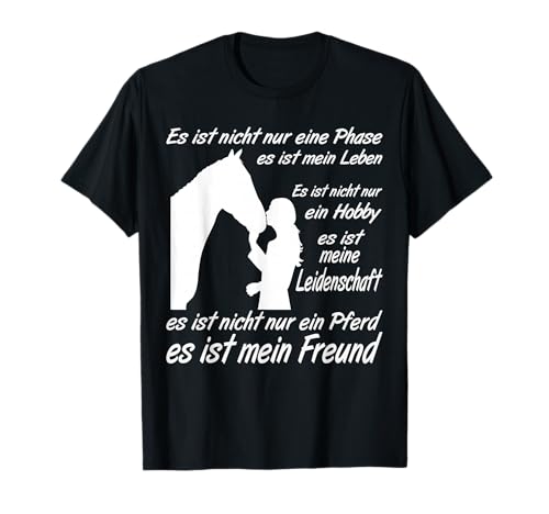Pferdefan Mädchen für das Pferd zum Reiten für den Reitsport T-Shirt