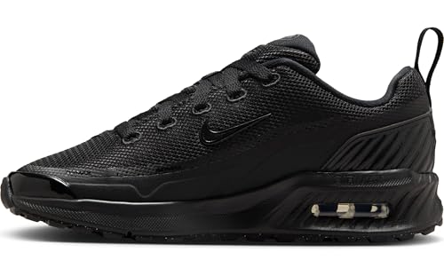 Nike Air Max Bia (Gs) Sneaker, Black/Black/White, 38.5 EU