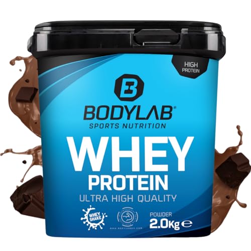 Bodylab24 Whey Protein Pulver, Dunkle Schokolade, 2kg