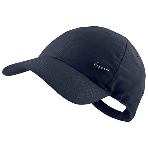 Nike Cap Metal Swoosh Logo, blau/silber, One Size, 340225