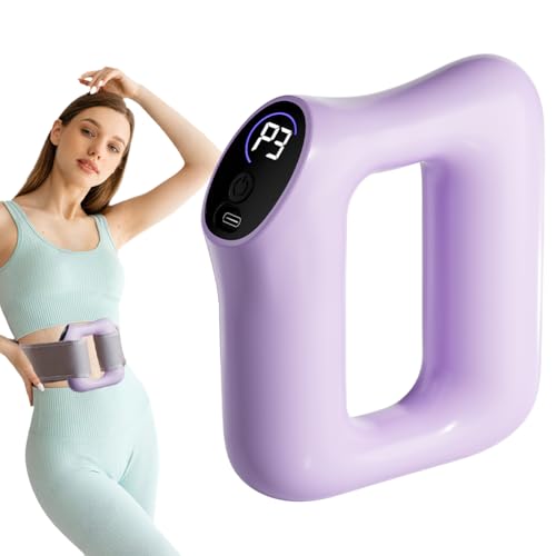 Multifunktionaler Ganzkörper Faszienring, Faszien Massagegerät, Cellulite Massagegerät, Faszienring, 5 Geschwindigkeiten 3 Modi Faszien Massagegerä-t mit Verstellbarem Gurt für Rücken,Taille, Beine