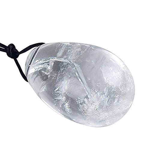 Yoni Ei aus Bergkristall – Beckenboden-Trainingshilfe – Beckenbodentrainer - Verbessertes Konzept 2020 – 100% gefühlsecht