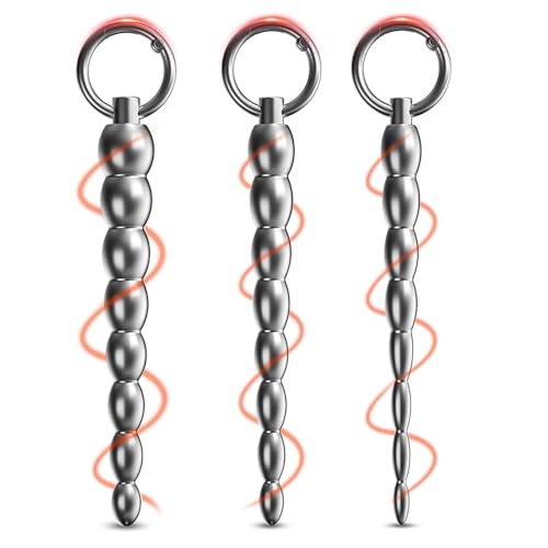 BDSMAGE Dilator Harnröhre Edelstahl 3 Set,133 MM Harnröhren Dilatatoren Männer Penis Plugs Sexspielzeug Set,Sex Toyset Herren erotisches Sex Spielzeug ab 18 für Paare extrem SM Sex (TYLZ)
