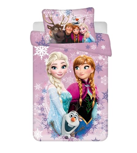 Disney Frozen Baby Bettwäsche Eiskönigin Anna ELSA Kopfkissen Bettdecke 100 x135 cm