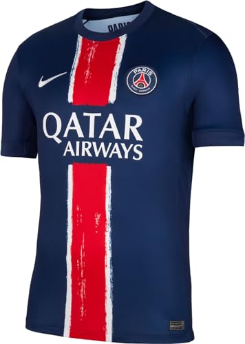 Nike Herren Psg Dri-Fit Jsy Ss Stad Hm T-Shirt, Midnight Navy/Midnight Navy/Wh, L