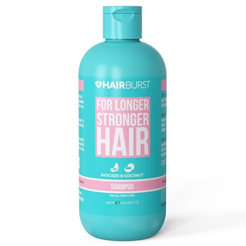 HAIR BURST Shampoo für längeres und stärkeres Haar — Fördert das Haarwachstum, beugt Haarausfall vor, 100% vegan, ohne SLS und Parabene (350ml)