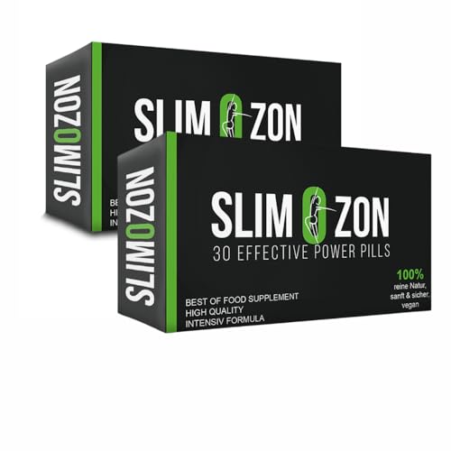 2x Slimozon 30+30 Kapseln - Bauchfett verlieren und Schnell Abnehmen - Die Pille für Effektiven Gewichtsverlust