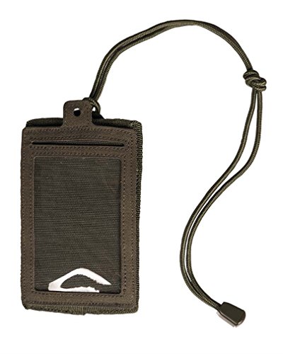 Mil-Tec ID Card Case Ausweishülle • Taktischer Ausweishalter • MOLLE-kompatible Ausweistasche mit Sichtfenster, Klett, Lanyard, Gürtelschlaufe • Kartenetui für Dienstausweis, Fahrkarte