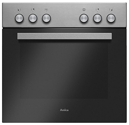 Amica EHC 933 041 E/Herd-Set/Glaskeramik-Kochfeld/rahmenlos/Fine Design/Edelstahl / 62l / MF9 / Energieeffizienzklasse A