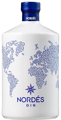 NORDES Gin - Fruchtig-aromatischer Gin aus Galizien in Spanien (1 x 0,7l)