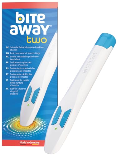 bite away Two, der original Stichheiler, der elektronische Insektenstichheiler für die schnelle Behandlung von Mückenstichen, Hitzestift, bis zu 300 Anwendungen. Ersetzt Nicht den Mückenschutz
