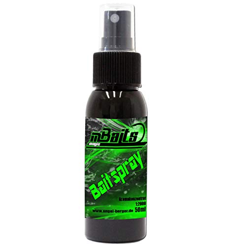 Angel-Berger Power Spray Lockstoff Attractor Für alle Köderarten Kunstköder und Naturköder Köderspray (Karpfen)