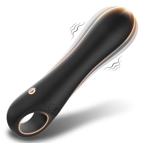 Vibration für Frauen Dildo Vibrator Klein, Sex Spielzeug für die Frau und Paare Extrem Sex, Tragbare Massagestab mit 10Modus Stark und Leise Vibratoren G Punkt Klitoris Stimulation Anal Vibratorensets