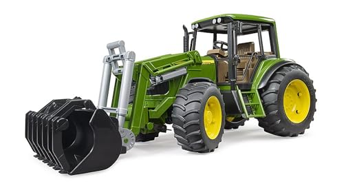 bruder 02052 - John Deere 6920 mit Frontlader - 1:16 Fahrzeug, Traktor, Trecker, Schlepper, Bulldog, Bauernhof, Landwirtschaft, Feldarbeit, Maschine, bworld, Spielzeug