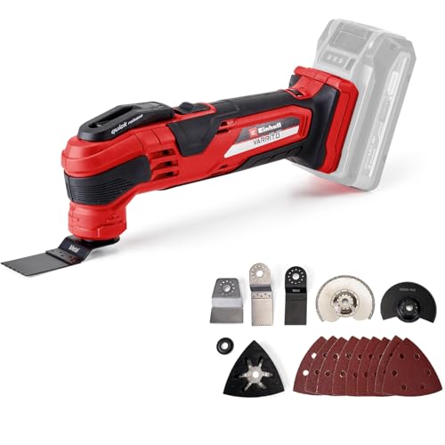 Einhell Akku-Multifunktionswerkzeug VARRITO Power X-Change (Li-Ion, 18 V, 22.000 bis 40.000 min-1, Drehzahl-Elektronik, Schnellspannverschluss, magnetische Werkzeugaufnahme, ohne Akku und Ladegerät)