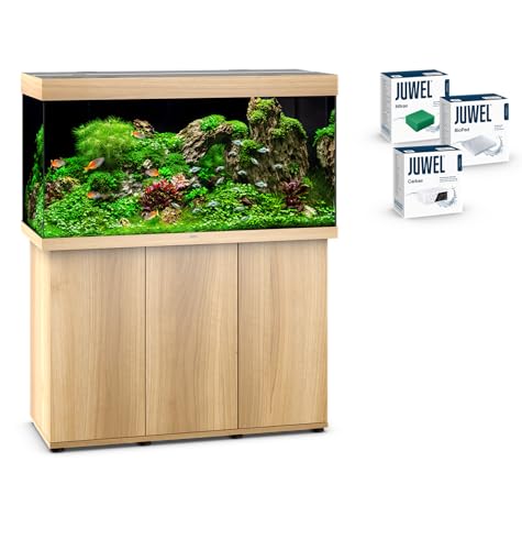 JUWEL Aquarium Rio 350 Kombination Helles Holz Premium-Bundle