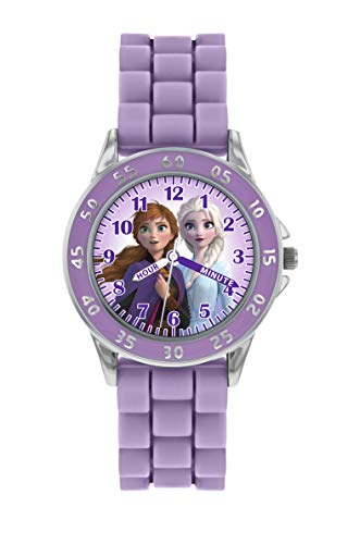 Disney Frozen Mädchen Analog Quarz Uhr mit Silikon Armband FZN9505