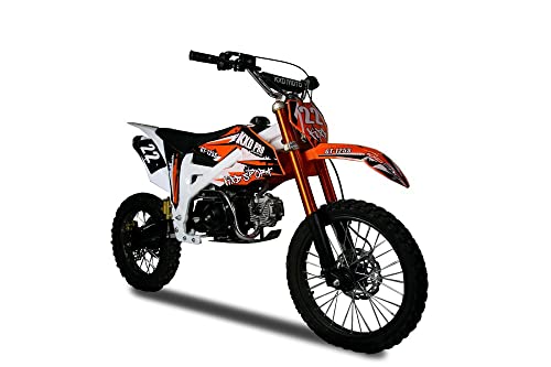 RV-Parts 125ccm Dirtbike Pitbike KXD 612 4Takt 12PS Automatik 17/14 Enduro Cross Motorrad