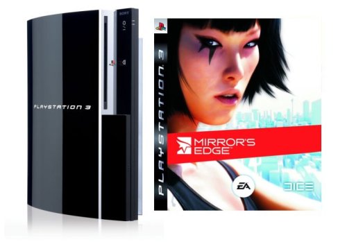 Playstation 3 - Konsole 80 GB inkl. Dual Shock 3 Wireless Controller + Mirror's Edge