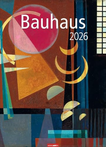 Bauhaus Kalender 2026: Hochwertiger Wandkalender mit 12 wichtigen Kunstwerken des 20. Jahrhunderts. Großer Kunst-Kalender 2026 XXL. 49 x 68 cm. Hochformat