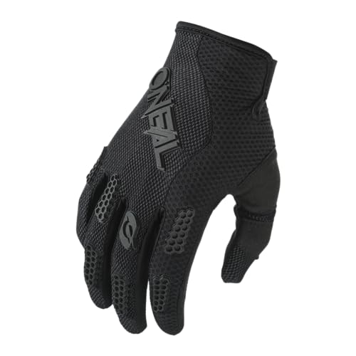 O'NEAL | Fahrrad- & Motocross-Handschuhe | MX MTB FR Downhill | Passform, Luftdurchlässiges Material | Element Glove RACEWEAR V.24 | Erwachsene | Schwarz | Größe M