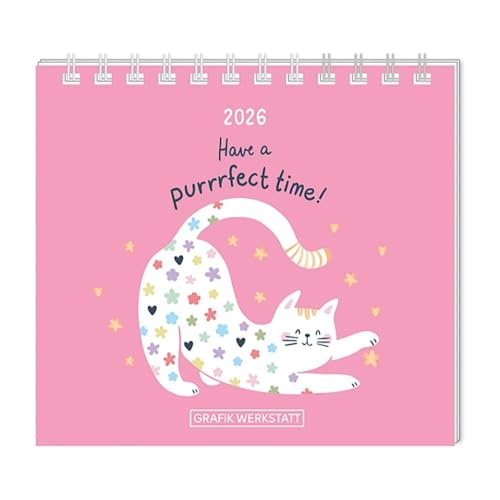Mini-Kalender 2026 Have a purrrfect time!: Mini-Kalender