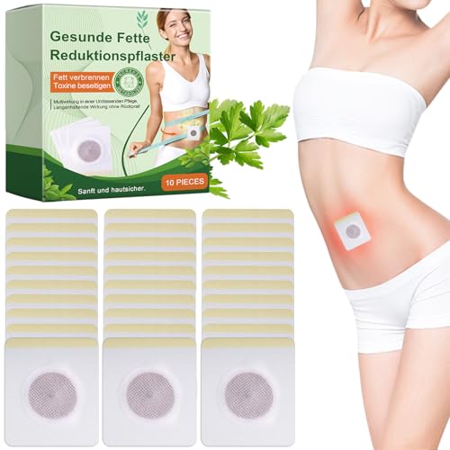 30 Stück Abnehmpflaster, Slim Patch für schnelles Abnehmen, Atmungsaktiv und Komfortabel, Natürlichen Kräuterzutaten für Empfindliche Haut